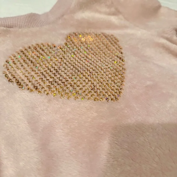 *Bundle 4 for $20 Mix&Match* Just Lizzy Toddler Girls‎ Pink Heart Sweatshirt - Picture 2 of 6